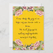 Zeremonie zur Aufwärmung des indischen Hauses Einladung (Rückseite)