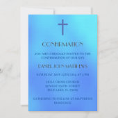 Zeremonie zur Bestätigung des Blauen Kreuzes Einladung (Vorderseite)