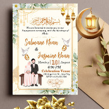 Zeremonie zur islamischen Verlobung der Weißen Flo