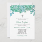 Zeremonie zur Zeremonie von Nurse-Abschluss oder R Einladung (Vorderseite)