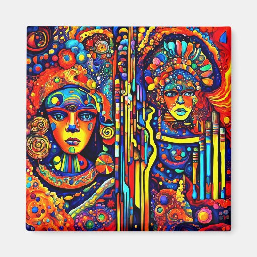 zeremoniell gekleidet magnet (Vorne)