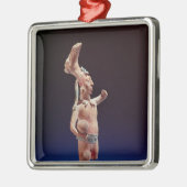 Zeremonieller Ballspieler, Insel von Jaina, c.600 Silbernes Ornament (Links)