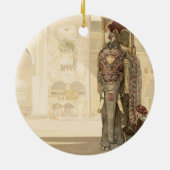 Zeremonieller Elefant, "vom Dschungel-Buch" durch Keramikornament (Hinten)