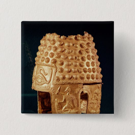 Zeremonieller Sturzhelm Button (Vorderseite)