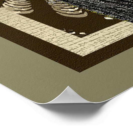 Zeremonienbraut Poster (Ecke)