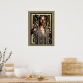 Zeremonienbraut Poster (Küche)