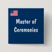 Zeremonienmeister Button (Vorderseite)