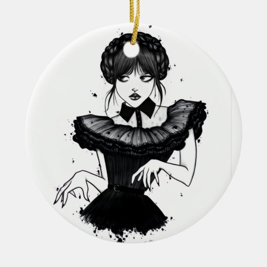 Zeremonienschmuck Keramik Ornament (Vorne)