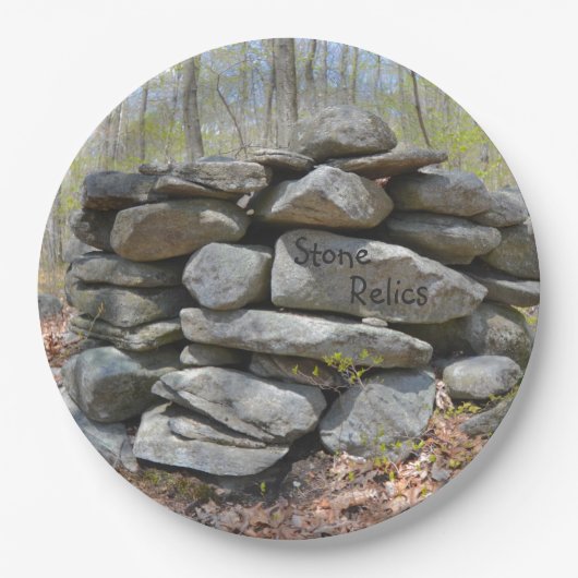 Zeremonienstein feiern pappteller (Vorderseite)