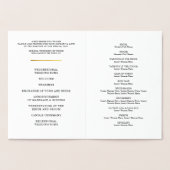 ZEREMONY-PROGRAMM "BREITE ZEREMONY" FOLIENKARTE (Innenseite)