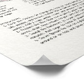 Zeresk Polo Aquarellbild | persische Küche Poster (Ecke)