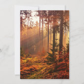 Zerfallswald-Feier zum Gedenken an das Leben Einladung (Rückseite)