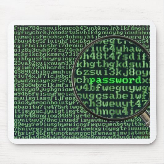 Zerhacken für Passwort Mousepad (Vorne)