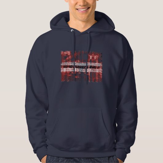 Zerhacken Sie den Code Hoodie (Vorderseite)
