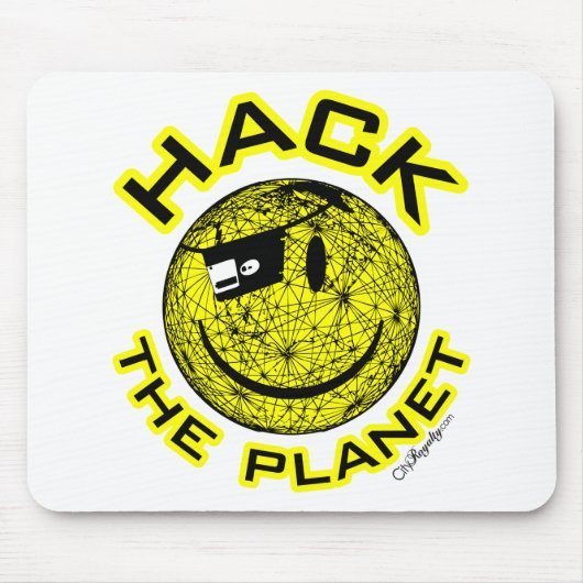 Zerhacken Sie den Planeten Mousepad (Vorne)