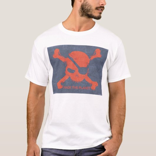 Zerhacken Sie den Planeten PopArt2 T-Shirt (Vorderseite)
