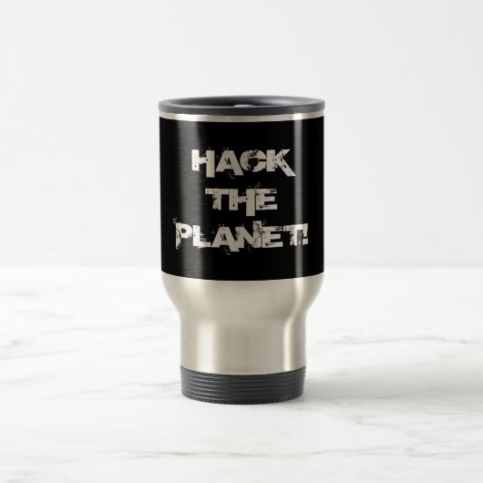 Zerhacken Sie die Planeten-Tasse Reisebecher (Mittel)