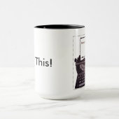 Zerhacken Sie dieses! Kaffee-Tasse Tasse (Zentrum)