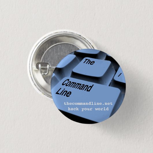 zerhacken Sie Ihre Welt, Promoknopf Button (Vorne & Hinten)