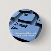 zerhacken Sie Ihre Welt, Promoknopf Button (Vorderseite)