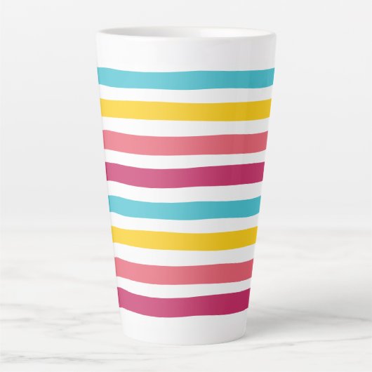 Zerhackte Kerze! Niedlicher Spaß farbenfroh Milchtasse (Vorderseite)