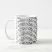 ZERHACKTER Computer-Code Kaffeetasse (Links)