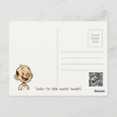 Zerkleinern - Funny Gym Postcard mit Nino & Dog Postkarte (Rückseite)