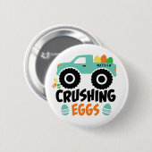 Zerkleinern von Eiern Cool Moderner Osterhubwagen  Button (Vorne & Hinten)