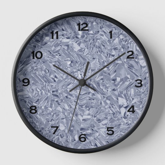 Zerkleinerte Diamantbeizen Uhr (Vorderseite)