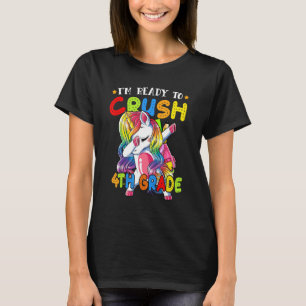 Zerkleinerung 4. Grade Dabbing Einhorn Zurück zur T-Shirt