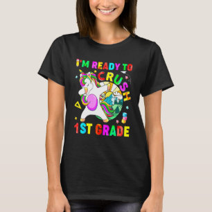 Zerkleinerung des 1. Grade Dabbing Einhorn Zurück T-Shirt