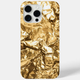 Zerknitterte goldene Falten Case-Mate iPhone Hülle