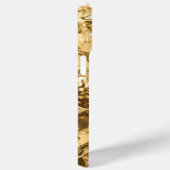 Zerknitterte goldene Falten Case-Mate iPhone Hülle (Rückseite / Rechts)