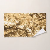 Zerknitterte goldene Falten Handtuch (Handtuch)