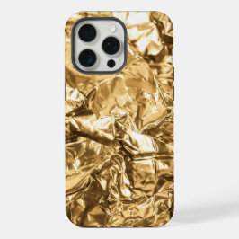 Zerknitterte goldene Falten iPhone 15 Pro Max Hülle