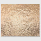 Zerknitterte Goldtextur Geschenkpapier (Flach)