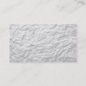 Zerknitterte Papierbeschaffenheit für Hintergrund Visitenkarte (Rückseite)