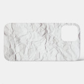 zerknitterte Papierstruktur Case-Mate iPhone Hülle (Rückseite (Horizontal))