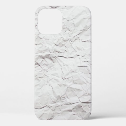 zerknitterte Papierstruktur Case-Mate iPhone Hülle (Rückseite)