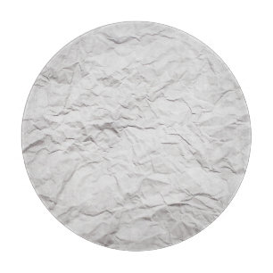 Zerknitterte Papiertextur, detaillierter Hintergru Schneidebrett