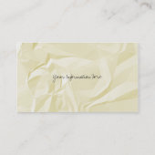 Zerknitterte PapierVisitenkarten Visitenkarte (Rückseite)