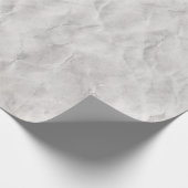 Zerknitterte Weißbuch-Beschaffenheit Geschenkpapier (Ecke)