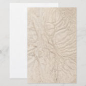 Zerknittertes altes Papier Schreibwaren (Vorne/Hinten)