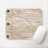 Zerknittertes Briefpapier Mousepad (Mit Mouse)
