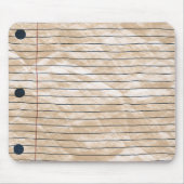 Zerknittertes Briefpapier Mousepad (Vorne)