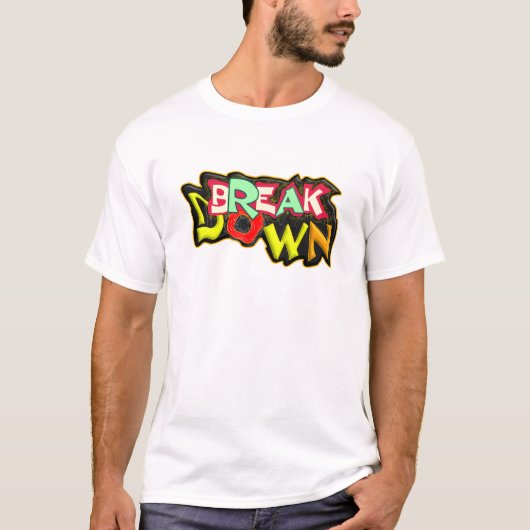 Zerlegen, Typography T-Shirt (Vorderseite)
