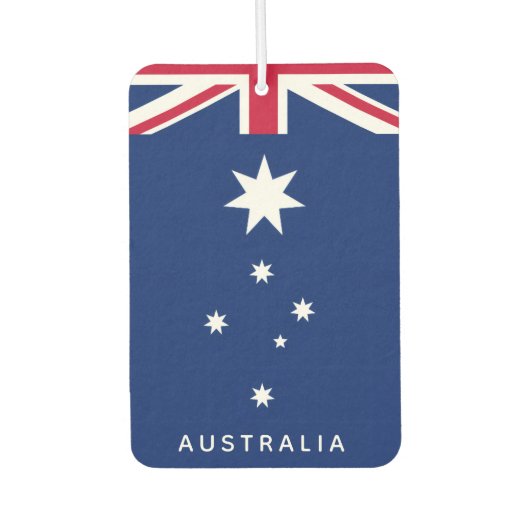 Zerlegte australische Flagge Autolufterfrischer (Vorderseite)