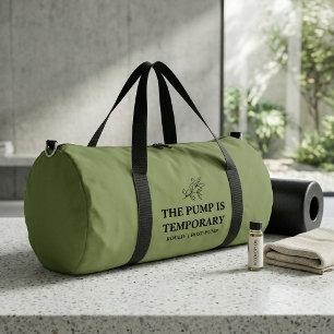 Zerlegte und restaurierte Salbeigrüne Reisetasche Duffle Bag