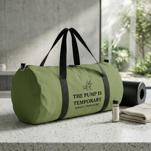 Zerlegte und restaurierte Salbeigrüne Reisetasche Duffle Bag