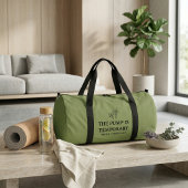 Zerlegte und restaurierte Salbeigrüne Reisetasche Duffle Bag